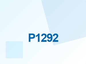 Code P1292 Definition and Causes