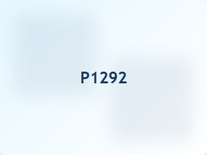 Meaning of Obd2 Code P1292